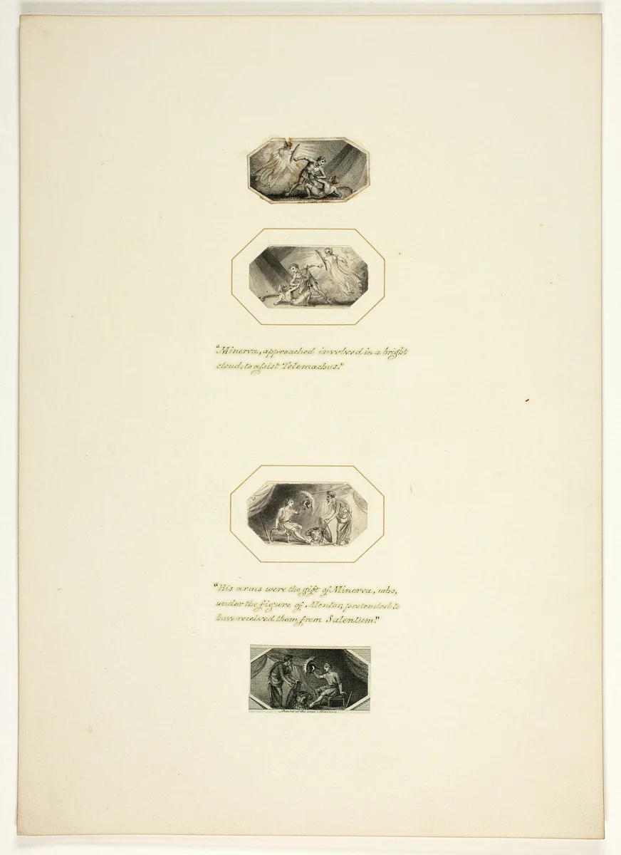 Study for a plate from Telemachus by Thomas Stothard, drawing, 1793-1803