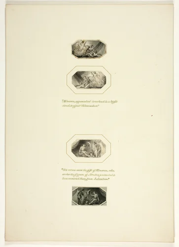 Study for a plate from Telemachus by Thomas Stothard, drawing, 1793-1803