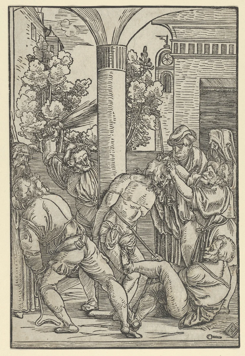 The Flagellation, from The Life of Christ by Hans Schäufelein, print, 1511-1512