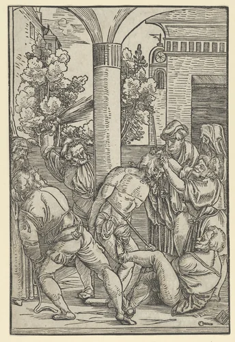 The Flagellation, from The Life of Christ by Hans Schäufelein, print, 1511-1512