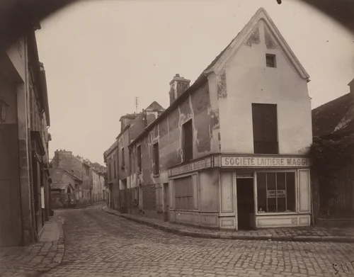 Vitry, vielle rue by Eugène Atget, photograph, 1925