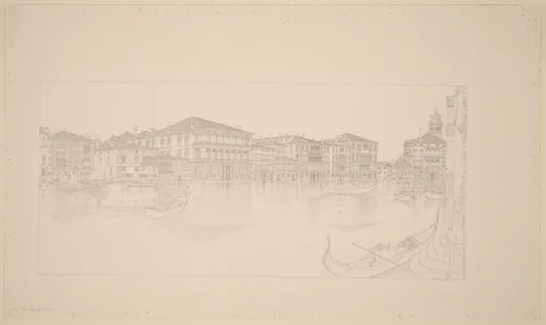 The Grand Canal by John Taylor Arms, drawing, 1930