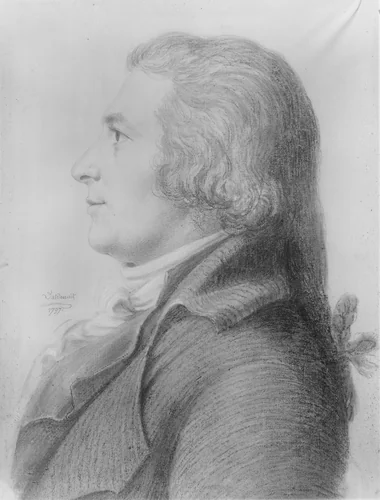 Portrait of a Man by Thomas Bluget De Valdenuit, artwork, 1797