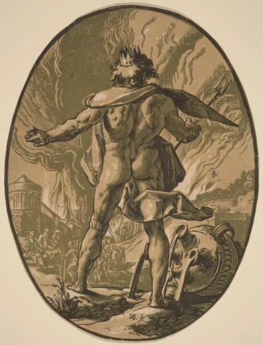 Pluto by Hendrick Goltzius, print, 1588-1590