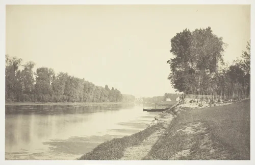 Untitled, from the series "Bois de Bologne" by Charles Marville, photograph, 1845-1855