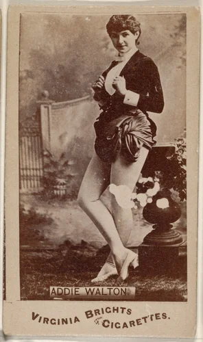 Addie Walton, from the Actors and Actresses series (N45, Type 1) for Virginia Brights Cigarettes by Allen & Ginter, photograph, 1885-1891