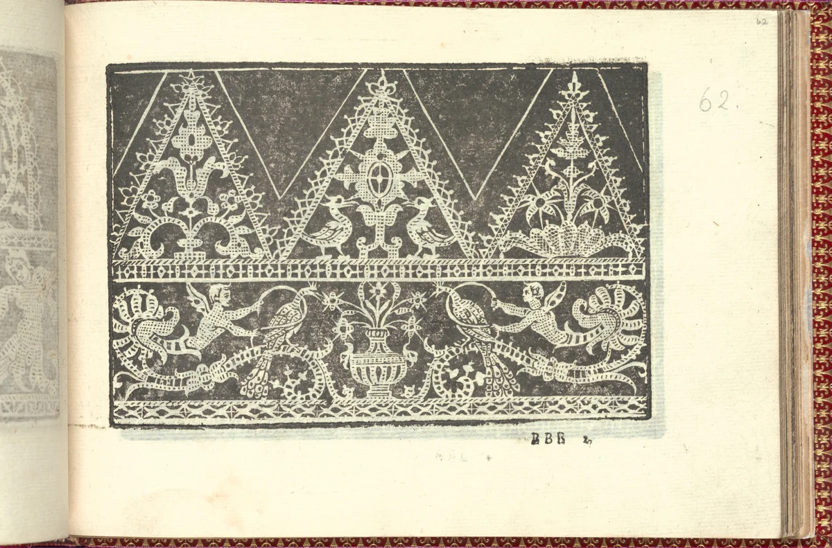 Corona delle Nobili et Virtuose Donne: Libro I-IV, page 62 (recto) by Cesare Vecellio, book, 1601