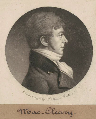 MacCleary by Charles B. J. Févret de Saint-Mémin, print, 1802