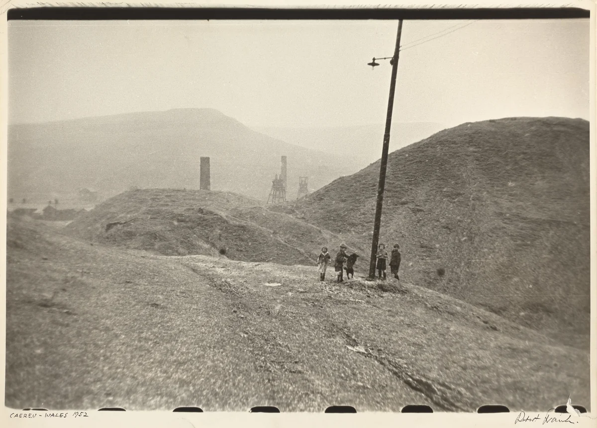 Caerau, Wales by Robert Frank, photograph, 1953