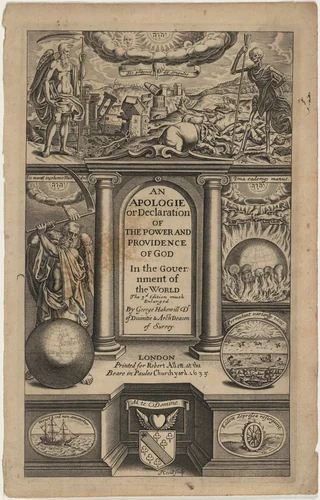 Title Page to An Apologie, or Declaration of the Power and Providence of God by Thomas Cecil, print, 1555-1687