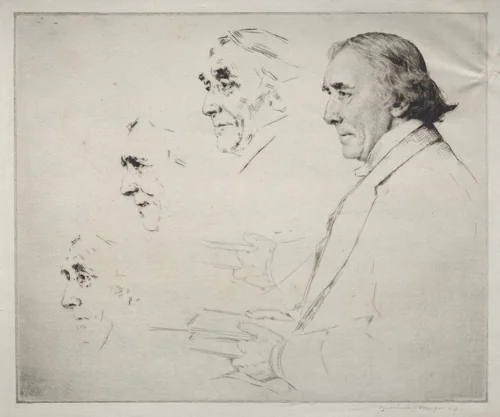 Sir Henry Irving by Mortimer Menpes, print