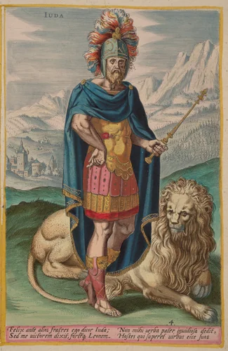 Juda by Jan Sadeler I, portfolio, 1585