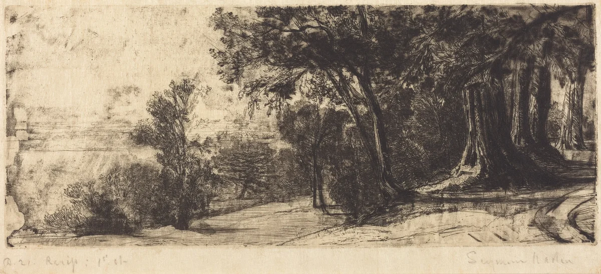 Early Morning - Richmond by Francis Seymour-Haden, print, 1859