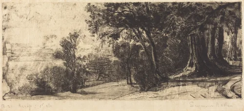 Early Morning - Richmond by Francis Seymour-Haden, print, 1859