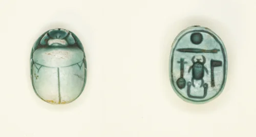 Scarab: Aakheperkara (Thutmose I) by Egyptian, other, -1504--1492