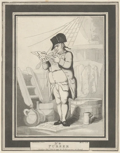 No. 6: Purser by Henri Merke, print, 1799