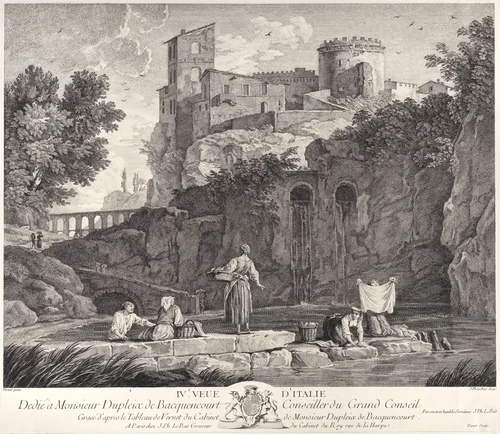 Fourth View of Italy by Joseph Vernet, print, 1745-1805