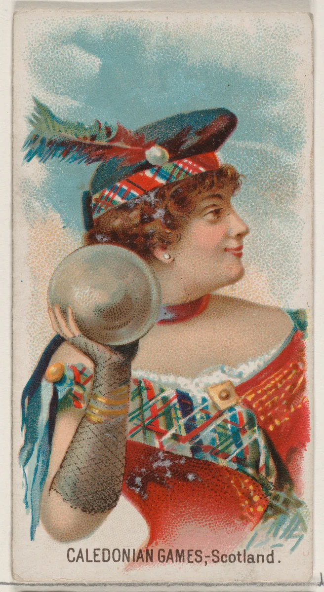 Caledonian Games, Scotland, from the Holidays series (N80) for Duke brand cigarettes by W. Duke, Sons & Co., print, 1890