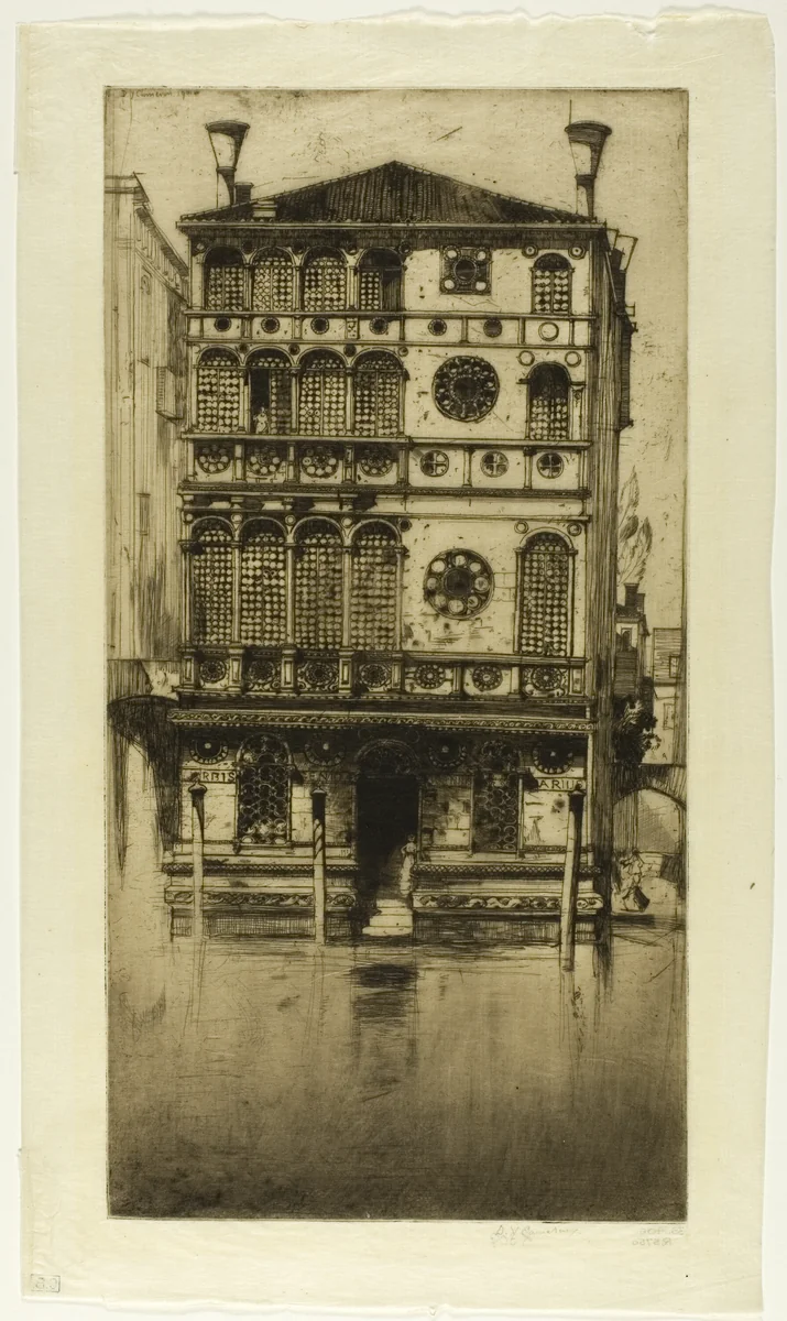 Joannis Darius by David Young Cameron, print, 1900