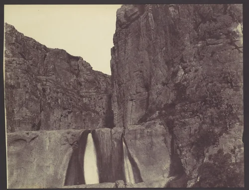 [Waterfall, Constantine] by John Beasley Greene, photograph, 1856