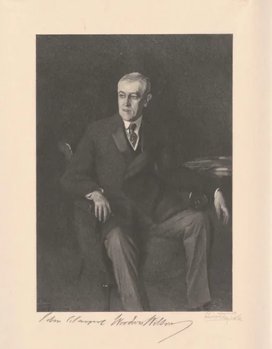 Woodrow Wilson by Timothy Cole
John Singer Sargent
Arthur H. Harlow & Company, print, 1918