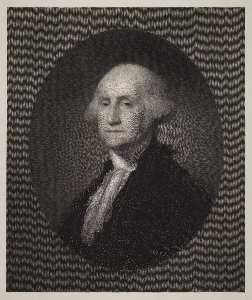 George Washington by William Edgar Marshall, print, 1862