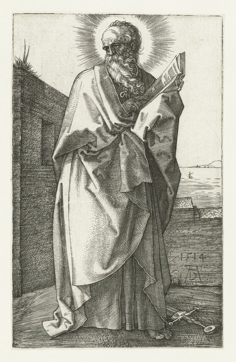 De apostel Paulus by Unknown, print, 1514