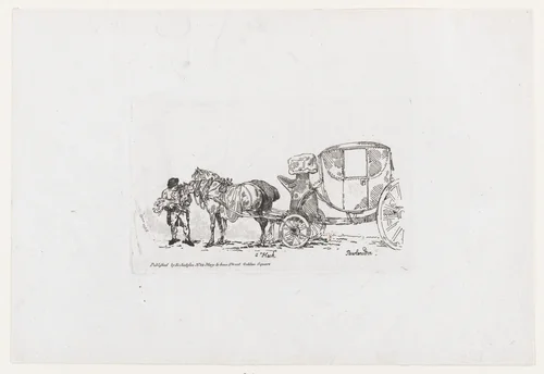 A Hack, from The Rhedarium, or, A New Book of Horses and Carriages by Thomas Rowlandson, print, 1784