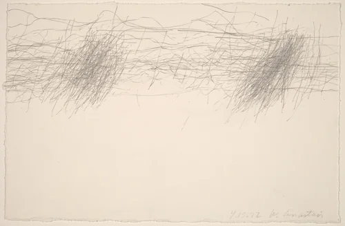 Subway Drawing by William Anastasi, drawing, 1982