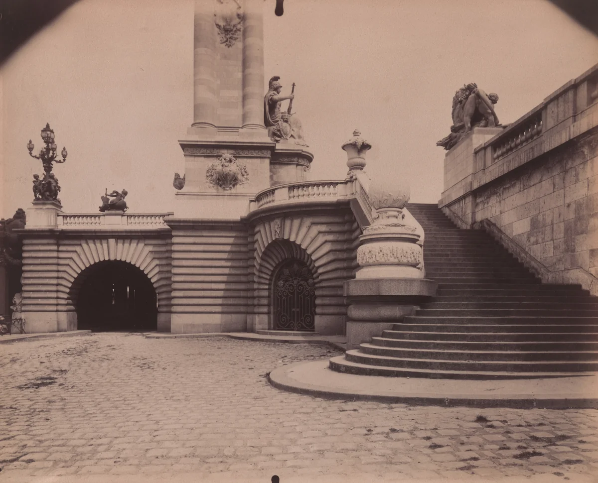 Port des Invalides by Eugène Atget, photograph, 1913