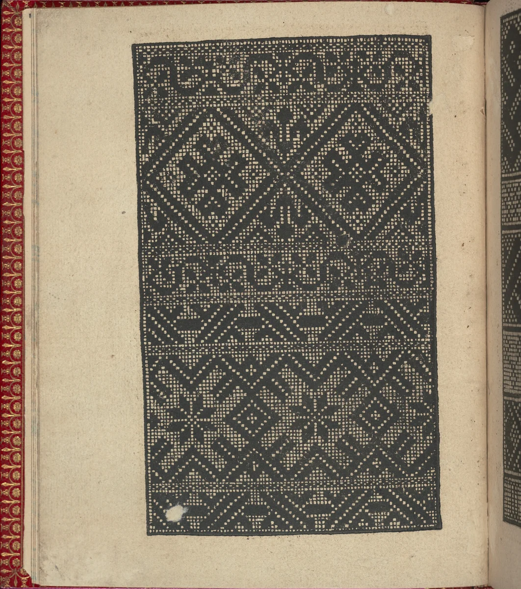 Ce est ung tractat de la noble art de leguille ascavoir ouvraiges de spaigne... page 3 (verso) by Willem Vosterman, book, 1527-1540