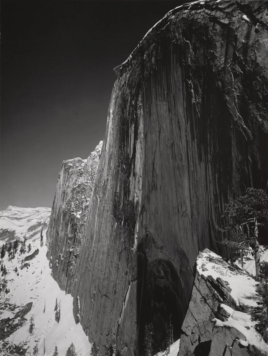 Monolith, the Face of Half Dome, Yosemite Valley by Ansel Adams, photograph, 1927