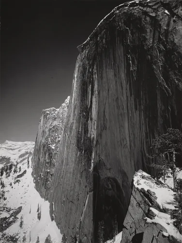 Monolith, the Face of Half Dome, Yosemite Valley by Ansel Adams, photograph, 1927