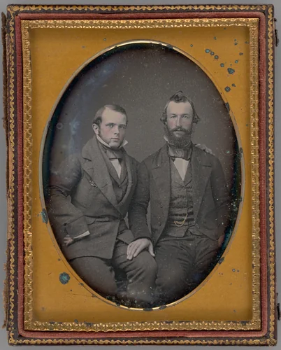 Untitled (Portrait of Two Men) by Robert H. Vance, other, 1855