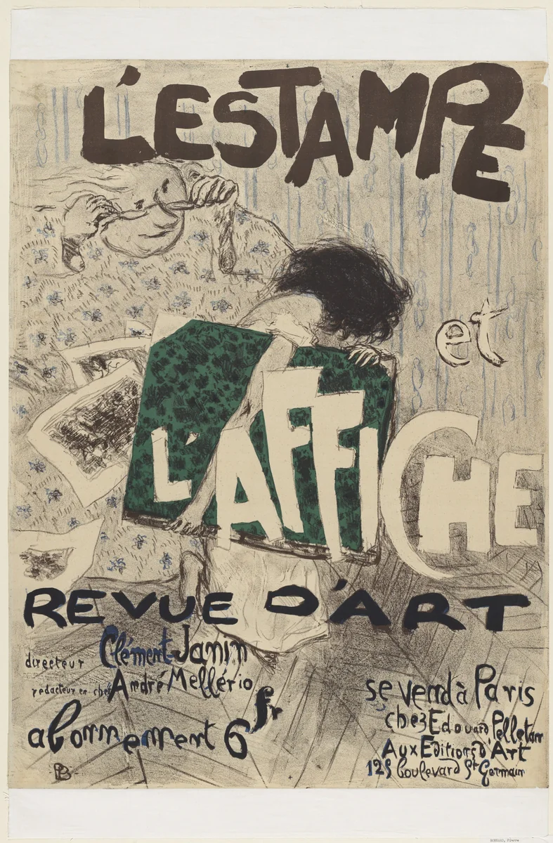 The Print and the Poster (L'Estampe et l'affiche) by Pierre Bonnard, print, 1897