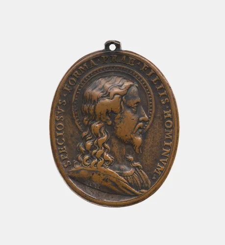 Christ / Mary by Giovanni Martino Hamerani, metalwork, 1660-1705