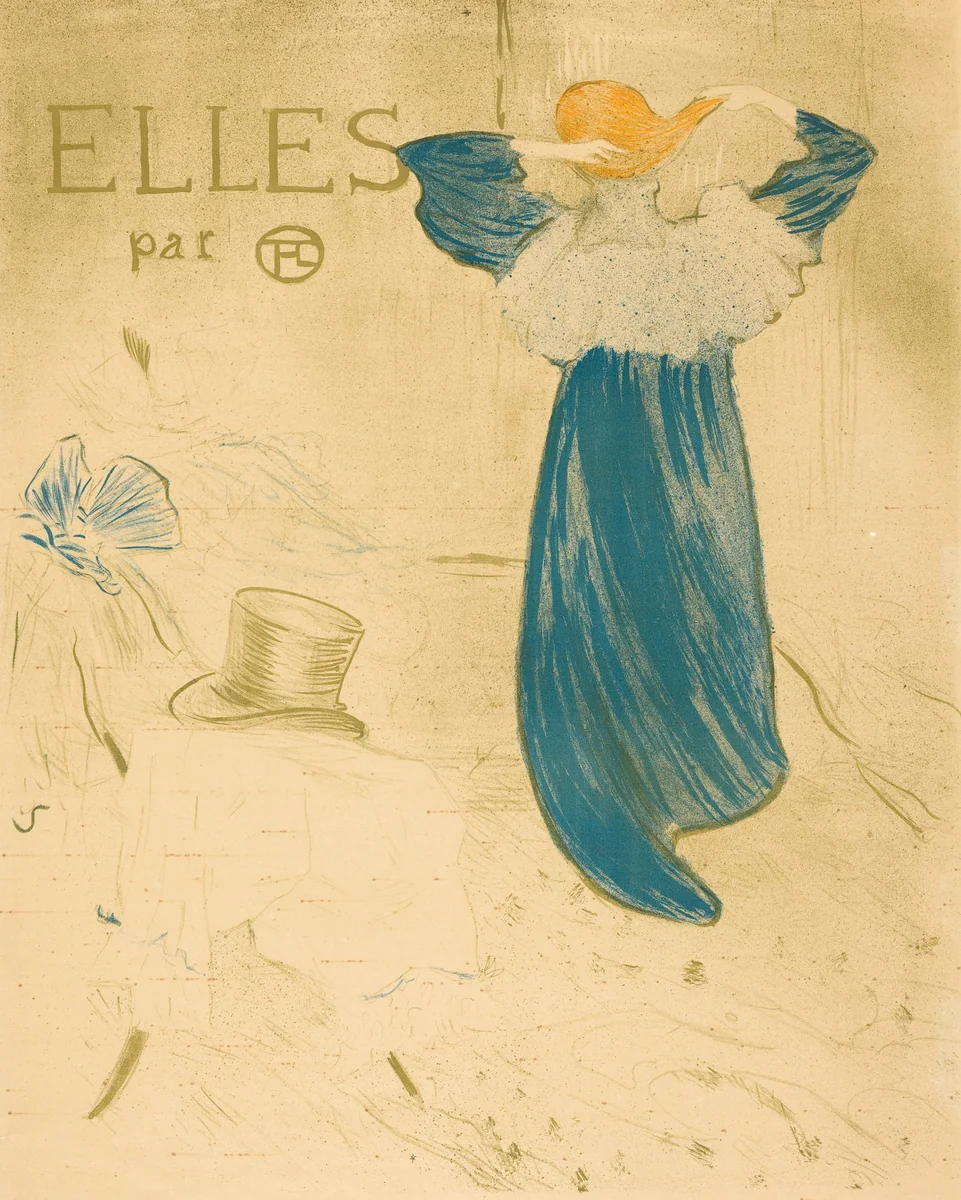 Frontispiece by Henri de Toulouse-Lautrec, print, 1896
