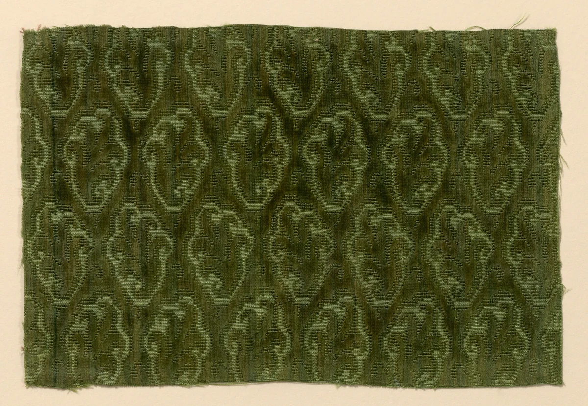 Fragment by Italy, textile, 1601-1625