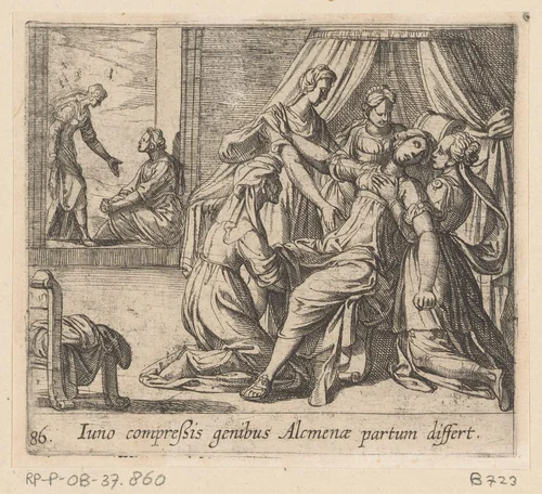 Geboorte van Hercules by Antonio Tempesta, print, 1606