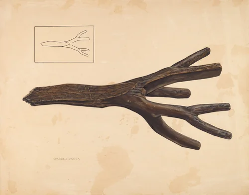 Bootjack by Lloyd A. Davidson, index of american design, 1942