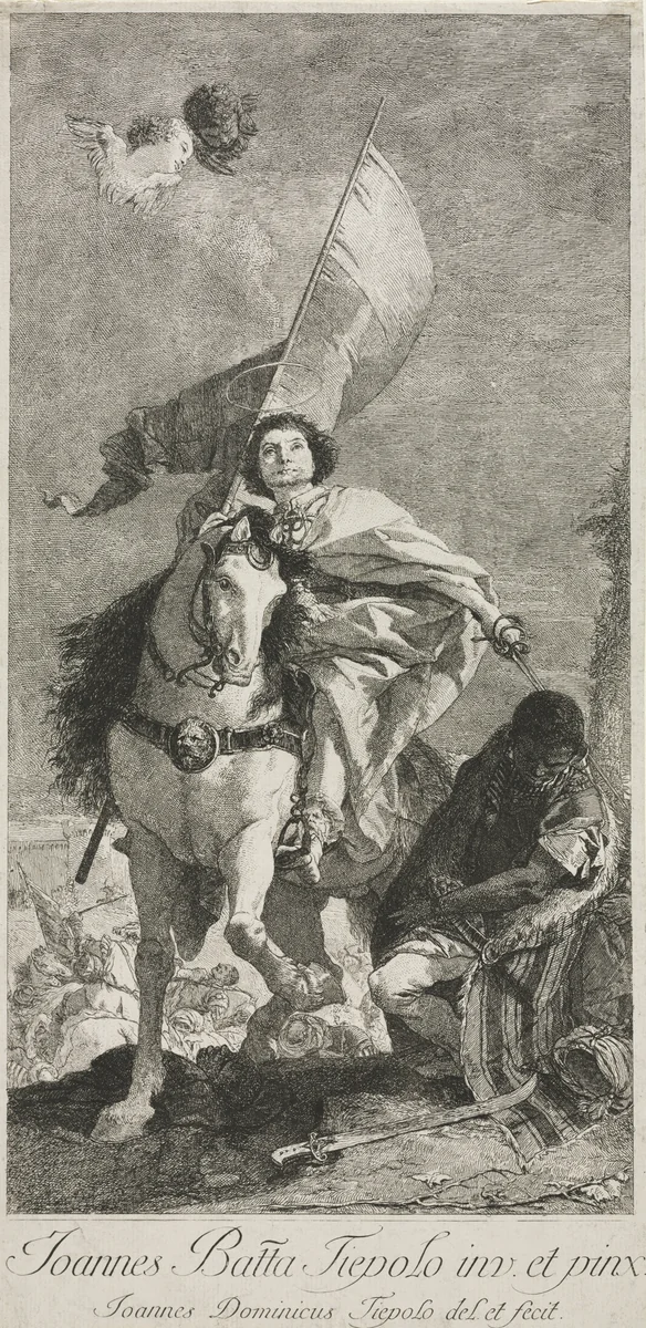 St. Jacques by Giovanni Domenico Tiepolo, print, 1747-1804