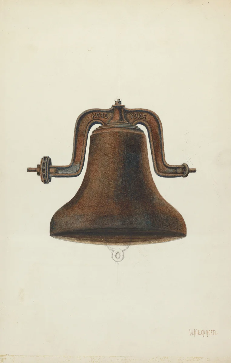 Bell by William Kieckhofel, index of american design, 1935-1942