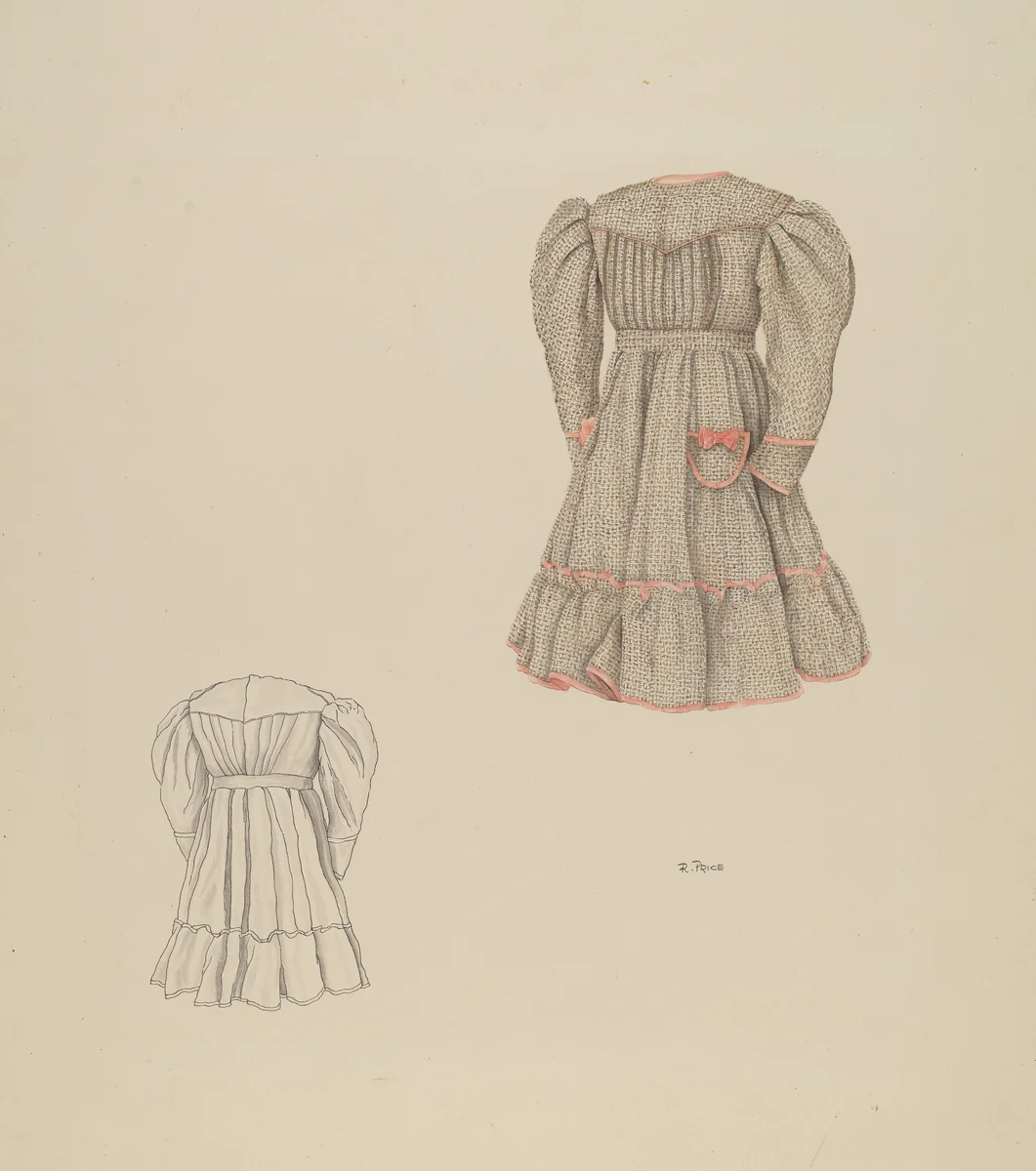 Child's Dress by Ray Price, index of american design, 1937