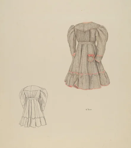 Child's Dress by Ray Price, index of american design, 1937