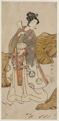 Ichikawa Monnosuke II as a Temple Page by Katsukawa Shunshô (勝川春章), print, 1770-1774
