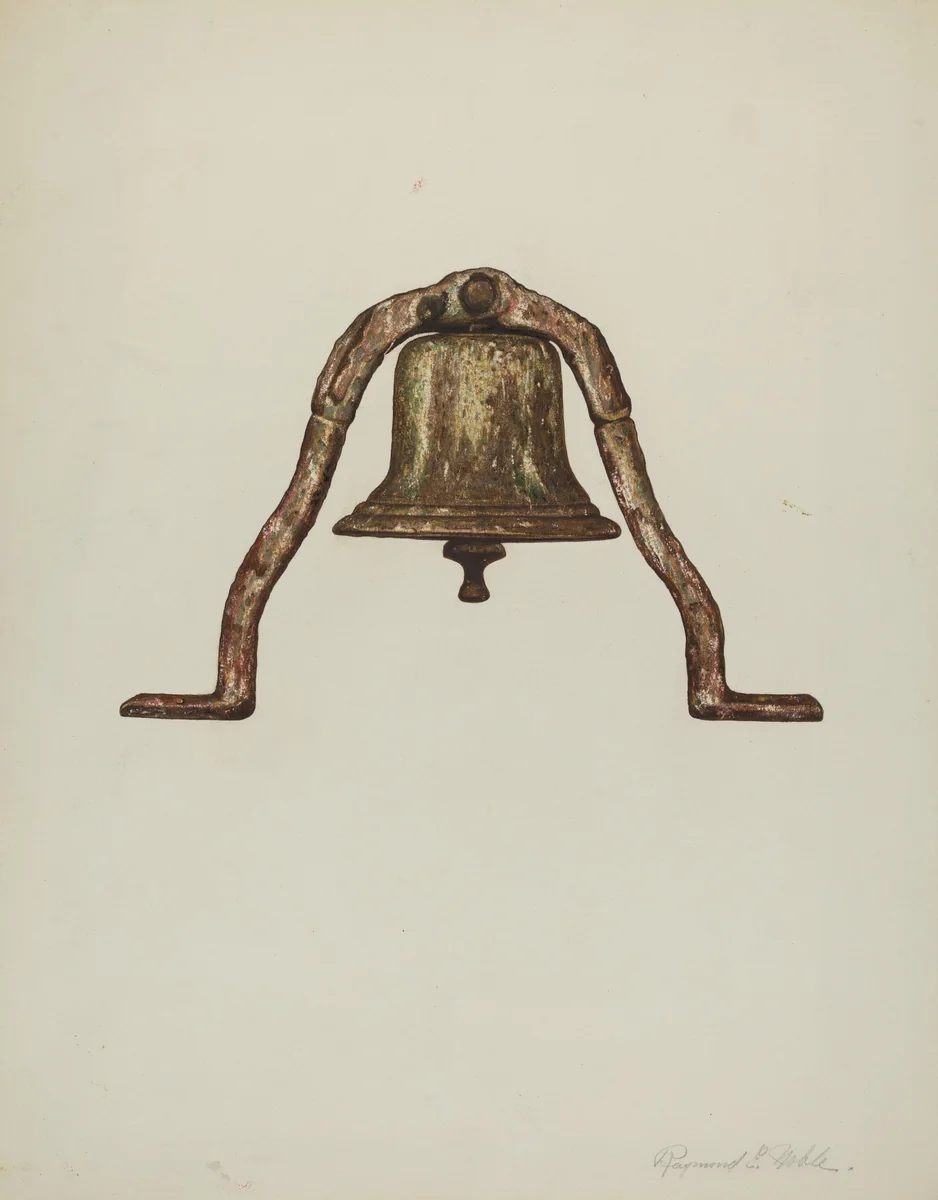Ship's Bell by Raymond E. Noble, index of american design, 1939