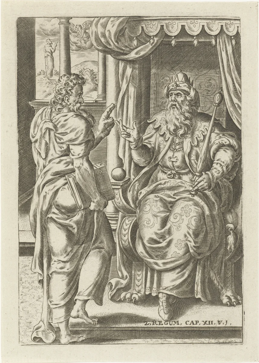 Davids straf by Abraham de Bruyn, print, 1583