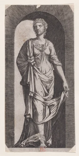 Sibyl by Lambert Suavius, print, 1530-1576