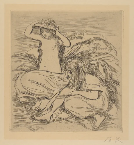 Two Bathers (Les Deux Baigneuses), from "L'Estampe Originale" by Auguste Renoir, print, 1895