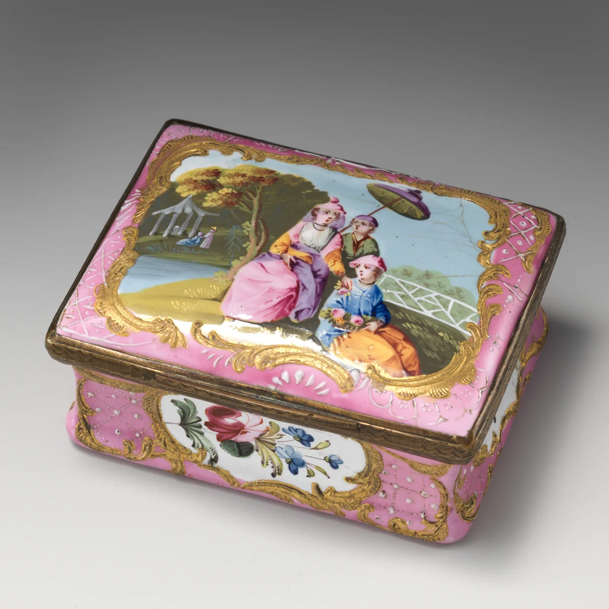 Snuffbox with chinoiserie scene by Jacques Gabriel Huquier, other, 1760-1775